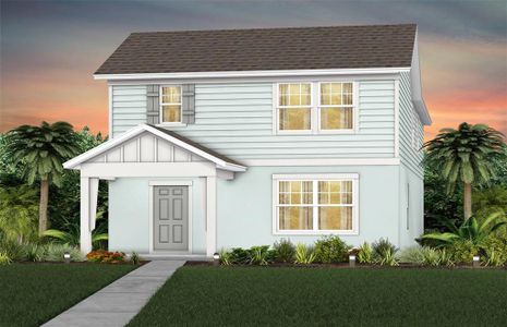 New construction Single-Family house 6100 Forest Perch Drive, Saint Cloud, FL 34771 Haddock- photo 0