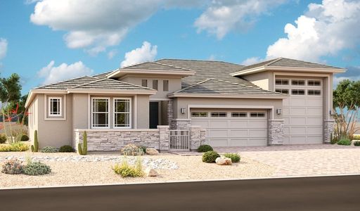 New construction Single-Family house 21663 E Bonanza Ct, Queen Creek, AZ 85142 Harley- photo 0