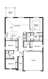 New construction Single-Family house 4881 Caribou Ridge Avenue, Saint Cloud, FL 34772 Plan 1707- photo 1 1