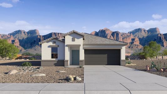 New construction Single-Family house 8260 W Clemente Way, Florence, AZ 85132 Abbot- photo 0