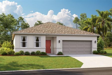 New construction Single-Family house 1354 Normandy Drive, Haines City, FL 33844 The Webber- photo 0