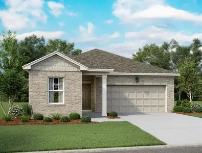New construction Single-Family house 3518 Bishops Terrace Drive, Huffman, TX 77336 Moonbeam - photo 1 1