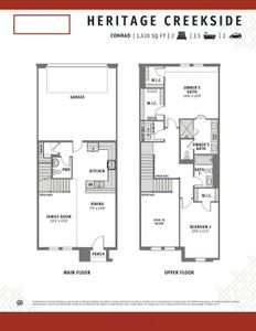 Whether your are just starting out or right sizing, our Conrad floor plan is the perfect home for you!