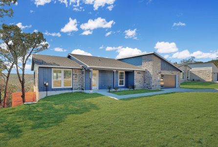 New construction Single-Family house 20501 Rockpark Lane, Lago Vista, TX 78645 The Mesquite- photo