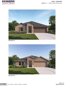 New construction Single-Family house 4108 Russet Elm Lane, Rosenberg, TX 77469 The Kingston- photo 1 1