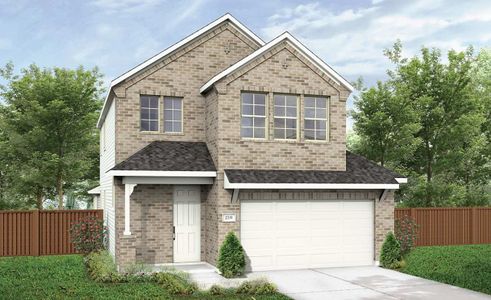 New construction Single-Family house Journey Series - Meridian, 15528 Cottage Orchid Drive, Del Valle, TX 78617 - photo