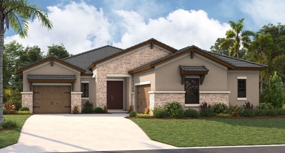 New construction Single-Family house Siesta Key I, 12832 Twin Bridges Drive, Riverview, FL 33579 - photo