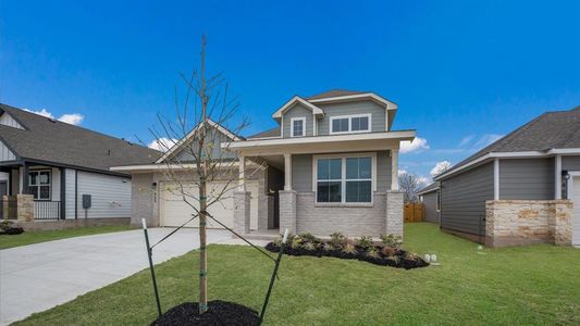 New construction Single-Family house 375 Brooks Ranch Dr, Kyle, TX 78640 The Wilson II- photo