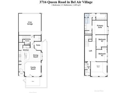New construction Townhouse house 3716 Queen Road, Sherman, TX 75090 Casey Plan- photo 1 1