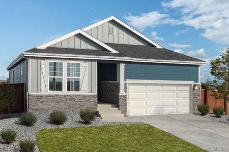 New construction Single-Family house 4662 Sunsplash Way, Johnstown, CO 80534 - photo 0