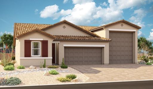 New construction Single-Family house 2055 E Wetleaf Place, Casa Grande, AZ 85122 Pewter- photo 0