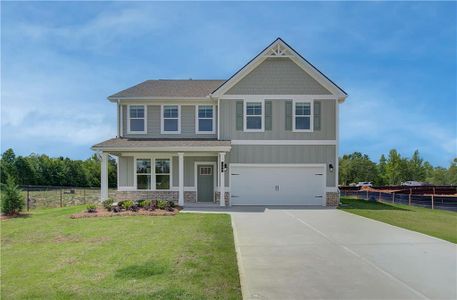 New construction Single-Family house 123 Crabswood Drive, Mcdonough, GA 30253 Everest III- photo 0