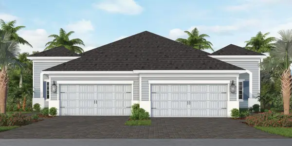 New construction Multi-Family house Tidewater 2, 10025 Hammock Brook Drive, Parrish, FL 34219 - photo