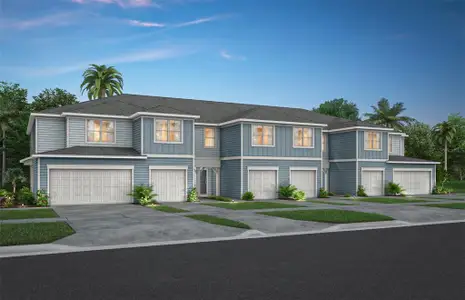New construction Townhouse house 4770 Sparkling Shell Avenue, Kissimmee, FL 34746 Springdale- photo 0 0