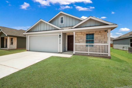 New construction Single-Family house 1650 Lilyturf Road, New Braunfels, TX 78130 Nettleton- photo 0