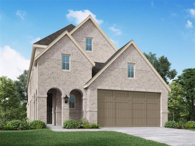 New construction Single-Family house 1640 Whispering Meadow Drive, Van Alstyne, TX 75495 Everleigh Plan- photo 0 0