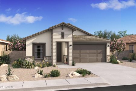 New construction Single-Family house 42435 W Pablo Drive, Maricopa, AZ 85138 Clyde- photo 0