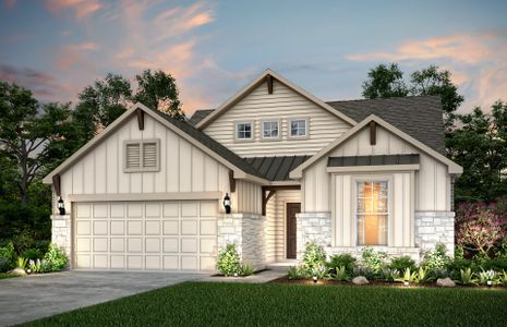 New construction Single-Family house 137 Bell Chime Drive, Liberty Hill, TX 78642 Mooreville- photo 3 3