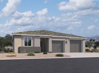 New construction Single-Family house 47266 W Mellen Ln, Maricopa, AZ 85139 Ruby Homeplan- photo 0