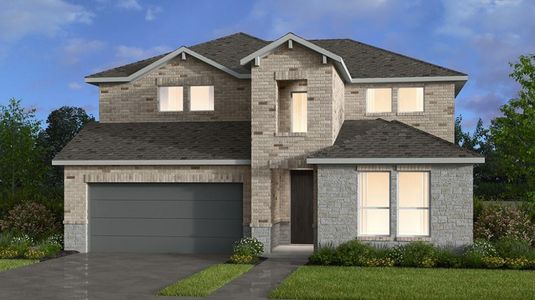 New construction Single-Family house 137 Golden Sage Ave, Georgetown, TX 78633 Carmine- photo 0 0