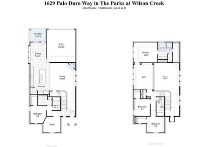 New construction Single-Family house 1629 Palo Duro Way, Celina, TX 75009 Belmont Plan- photo