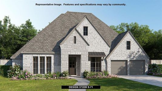 New construction Single-Family house Design 3735W, 23654 Savannah Sparrow Lane, Katy, TX 77493 - photo