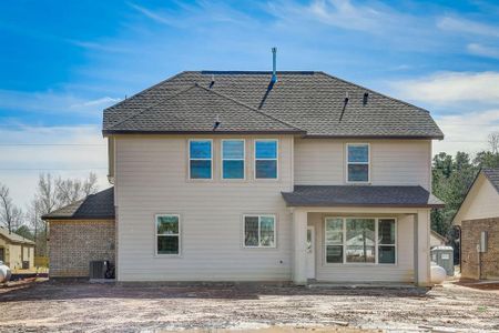 New construction Single-Family house 6215 Twin Fawns Drive, Conroe, TX 77303 Summit View C w/stone- photo 34 34