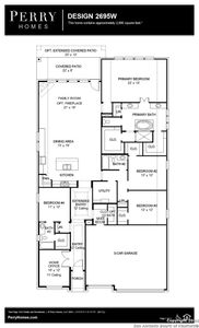 New construction Single-Family house 3228 Crosby Creek, Schertz, TX 78108 Design 2695W- photo 1 1