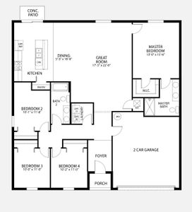New construction Single-Family house 10238 Hexam Rd, Weeki Wachee, FL 34613 - photo 3 3