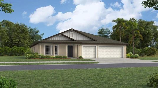 New construction Single-Family house 4061 Capri Coast Drive, Plant City, FL 33565 Lincoln- photo 0