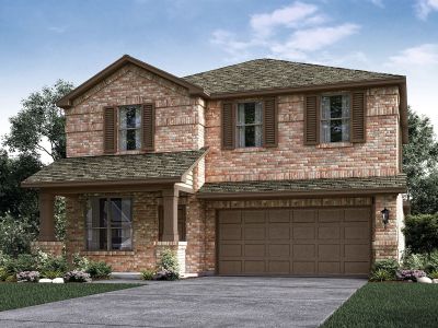 New construction Single-Family house The Somerville (3L16), 8318 Treetop Heights Drive, Mont Belvieu, TX 77523 - photo