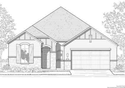 New construction Single-Family house 224 Moose Trail, Cibolo, TX 78108 Oxford Plan- photo 0 0