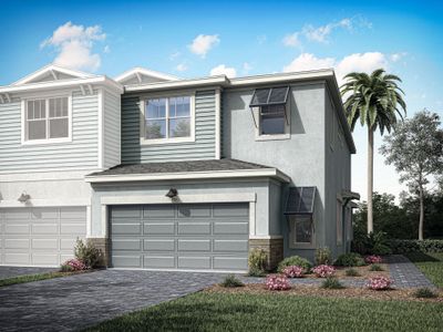 New construction Townhouse house 3553 Nw Solange Ct, Jensen Beach, FL 34957 Eastwind- photo 0