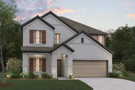 New construction Single-Family house 1136 Greenlee Drive, Crowley, TX 76036 Harrison - Smart Series- photo 0 0