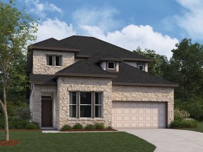 New construction Single-Family house Estonian - Capital Series, 1403 North Roger Hanks Parkway, Dripping Springs, TX 78620 - photo