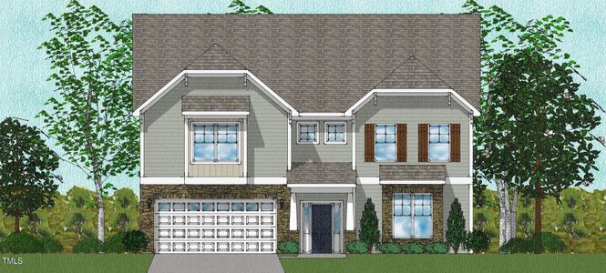 New construction Single-Family house 157 Paper Birch Trail, Unit 158, Garner, NC 27529 - photo 0