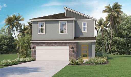 New construction Single-Family house 5162 Tana Terrace, Saint Cloud, FL 34772 Robie Modern- photo 0