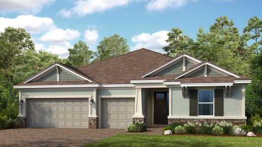 New construction Single-Family house 16224 Alpha Grove Place, Odessa, FL 33556 Saint Croix- photo 0