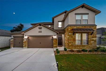 New construction Single-Family house 129 Scenic Hills Cir, Georgetown, TX 78628 - photo 1 1