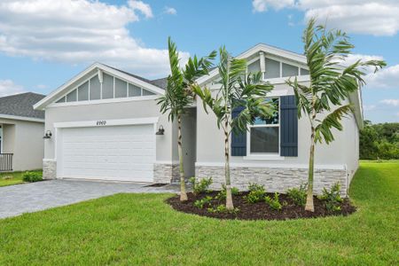 New construction Single-Family house 8969 Dahlia Circle, Port Saint Lucie, FL 34986 Bergamo- photo 0