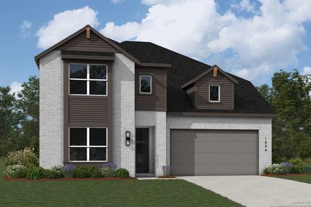 New construction Single-Family house 1682 Hidden Fox, New Braunfels, TX 78132 Rodin Plan- photo 0