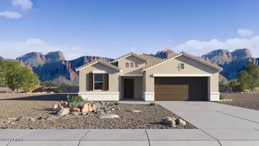 New construction Single-Family house 5736 E Clandestine Drive, San Tan Valley, AZ 85140 - photo 0