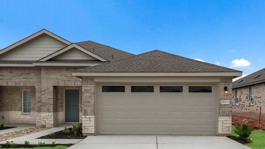 New construction Townhouse house 14817-B Afleet Alex Street, Manor, TX 78653 The Willow- photo 0