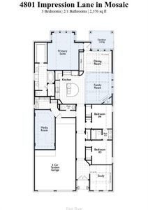 New construction Single-Family house 4801 Impression Lane, Celina, TX 75078 564 Plan- photo 17 17