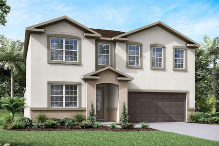 New construction Single-Family house 2480 Chickasaw Plum Loop, Clermont, FL 34711 Olympic- photo 0