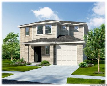 New construction Single-Family house 13902 Whisper Bend, San Antonio, TX 78252 1625 - ELEV A - THE SWIFT- photo 0