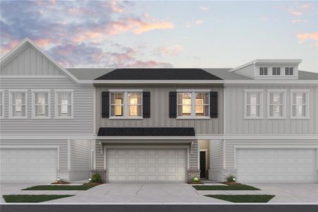 New construction Townhouse house 1010 Point Place Dr, Loganville, GA 30052 Aster- photo 0