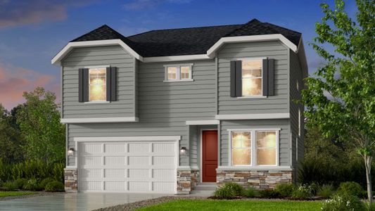 New construction Single-Family house 13327 Blue Amber Court, Parker, CO 80134 Ridgway- photo 0