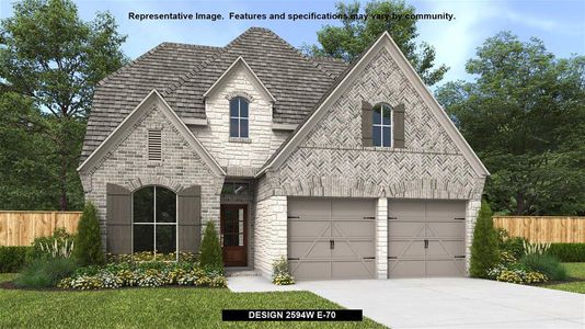 New construction Single-Family house 309 Bauer Loop, Liberty Hill, TX 78642 Design 2594W- photo 0
