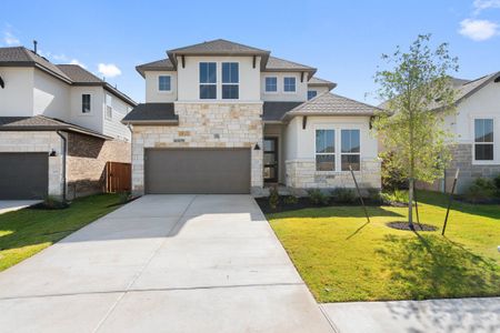 New construction Single-Family house 205 Lariat Loop, Liberty Hill, TX 78642 Hawthorn- photo 25 25